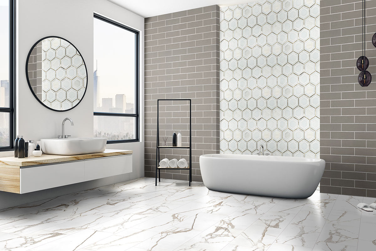 Medici Gold Backsplash Tile