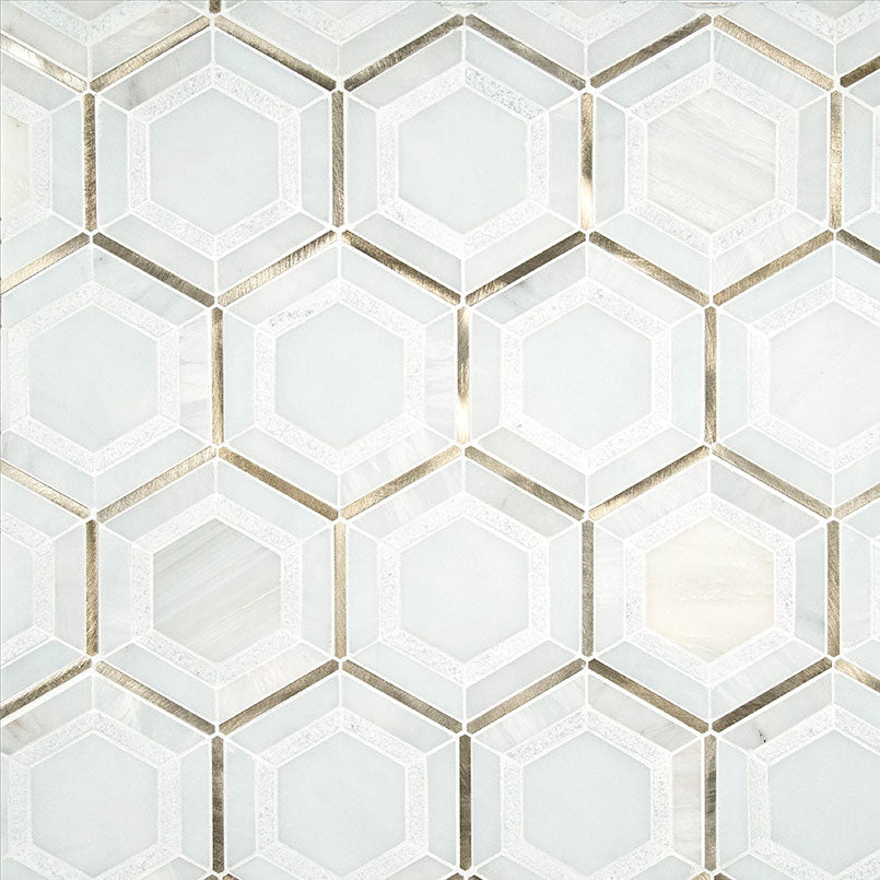Medici Gold Backsplash Tile