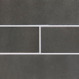 Metallic Gray Glass Subway Tile 4x12 Tile