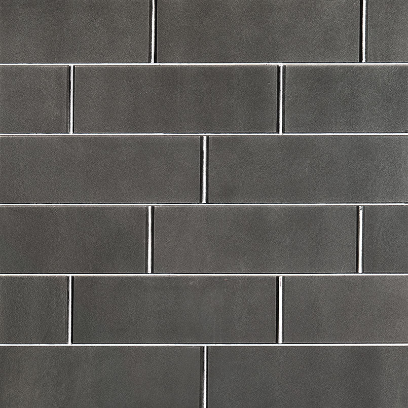 Metallic Gray Glass Subway Tile 4x12 Tile