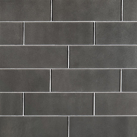 Metallic Gray Glass Subway Tile 4x12 Tile