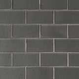 Metallic Gray Subway Tile 2x4 Tile