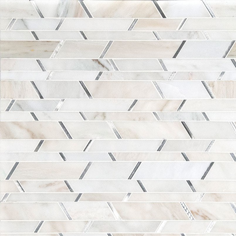 Metro Silver Backsplash Tile