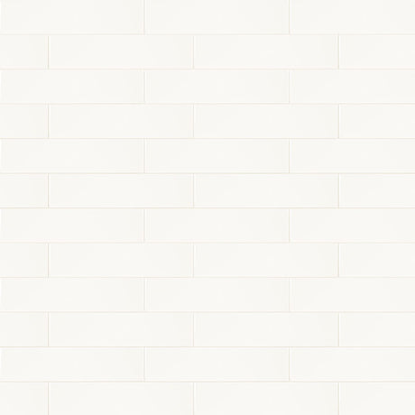 Metro White 2x8 Glossy Tile