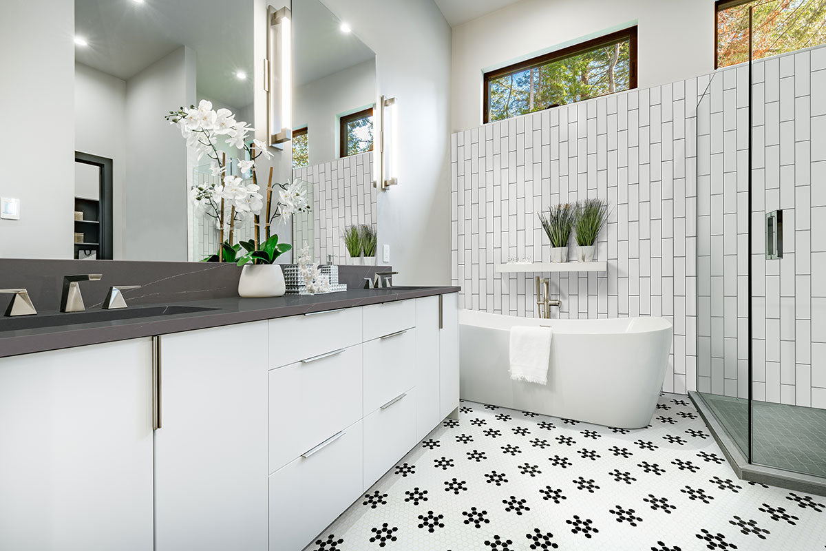 Metro White 4x12 Glossy Tile