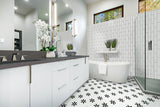 Metro White 4x12 Glossy Tile