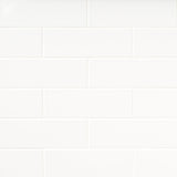 Metro White 4x12 Glossy Tile