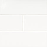 Metro White 4x16 Glossy Tile