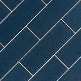 Midnight Glass Subway Tile 4x12 Tile