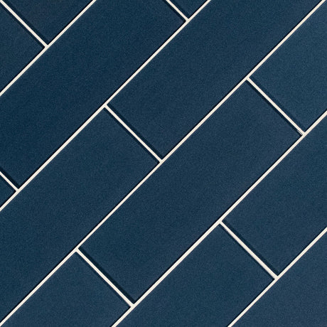 Midnight Glass Subway Tile 4x12 Tile