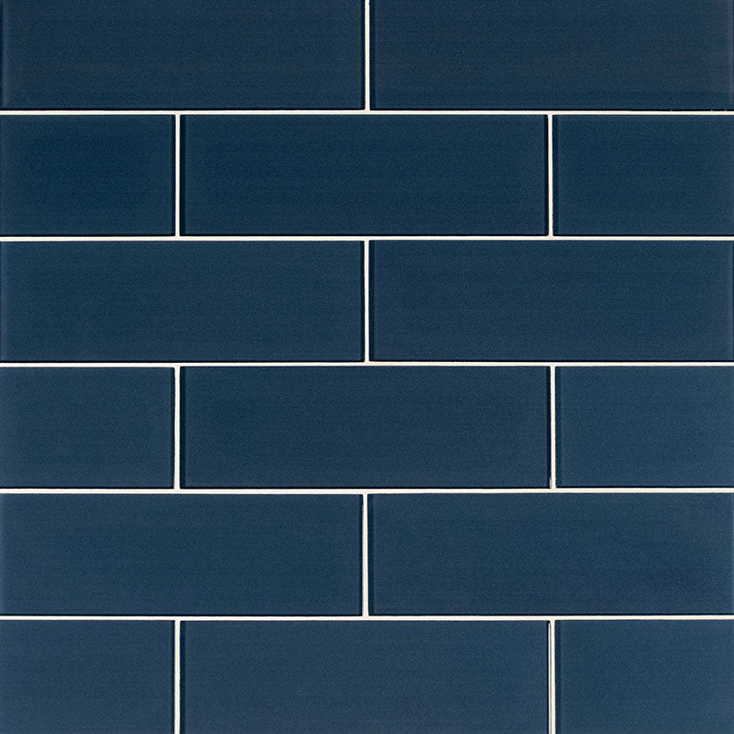 Midnight Glass Subway Tile 4x12 Tile