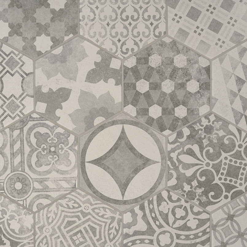 Kenzzi Mixana Hexagon Encaustic Tile