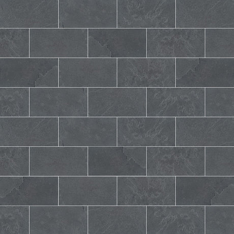 Montauk Black Subway Tile 3x6 Tile