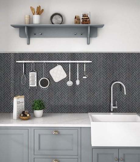 Morning Fog Quarter Round Moulding Tile