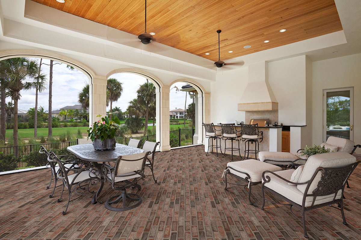 Noble Red Clay Brick Tile