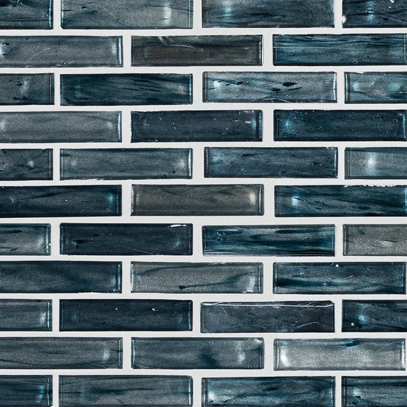 Oasis Blast 1x4 Glass Tile