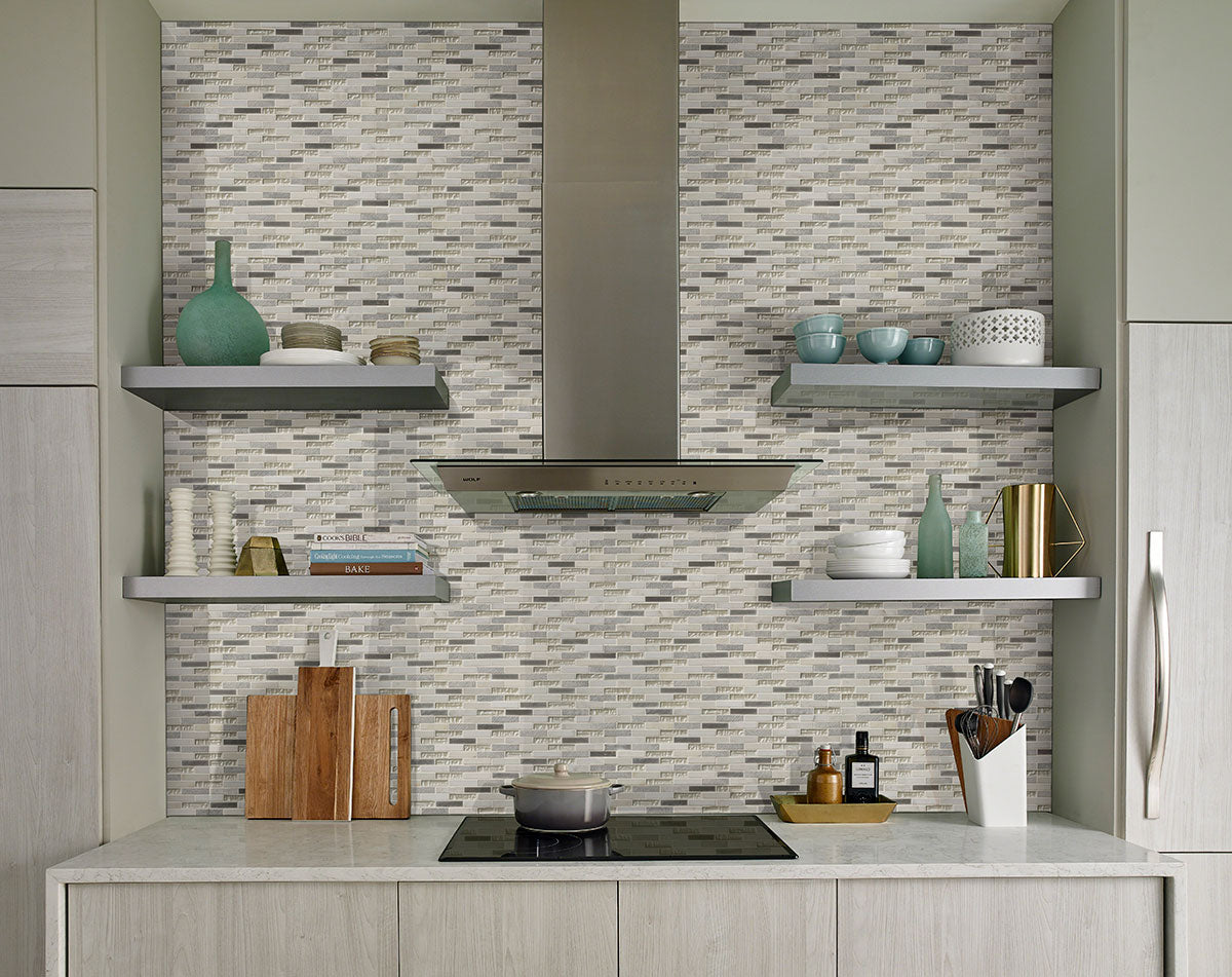 Ocean Crest Glass & Metal Tile