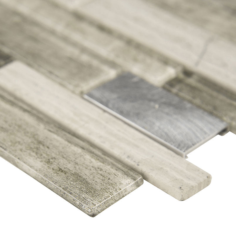 Ocotillo Blend Interlocking Glass Tile