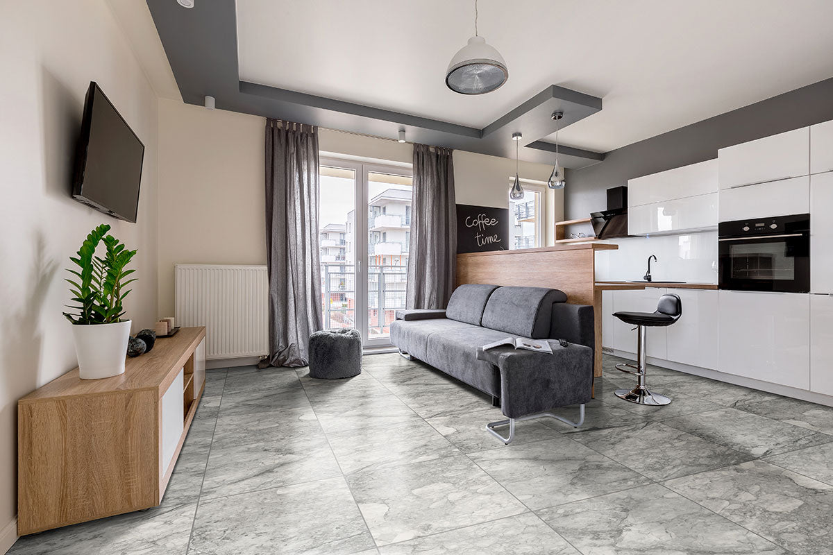 Onda Gray Porcelain Tile