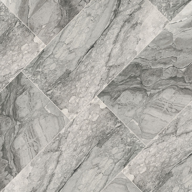 Onda Gray Porcelain Tile