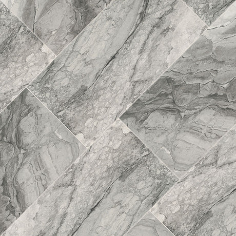Onda Gray Porcelain Tile