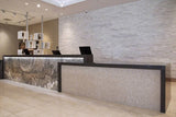 Arctic White Stacked Stone Tile