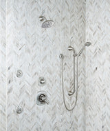 Palisandro Marble Chevron Tile