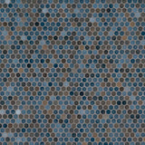 Penny Round Azul Glossy Tile