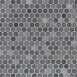 Penny Round Grigio Mix Tile