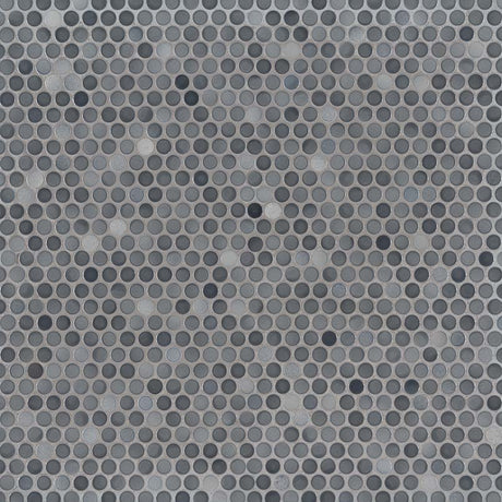 Penny Round Grigio Mix Tile
