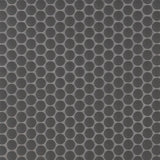 Penny Round Nero Matte Tile