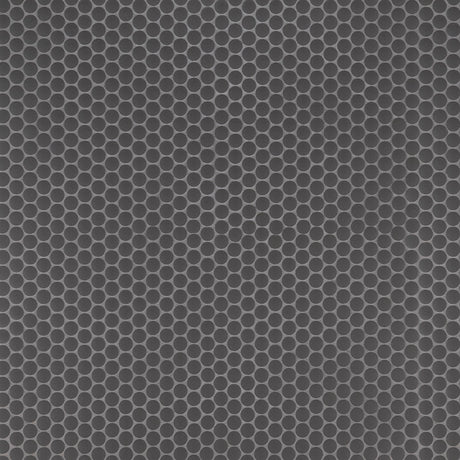 Penny Round Nero Matte Tile