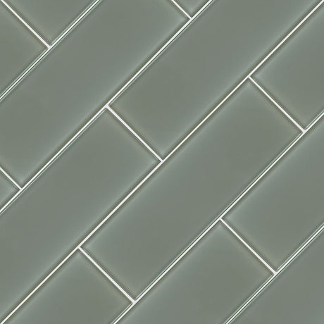 Prudent Spring Glass 4x12 Subway Tile
