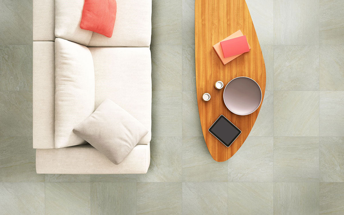 Legions Quartz White Porcelain Tile