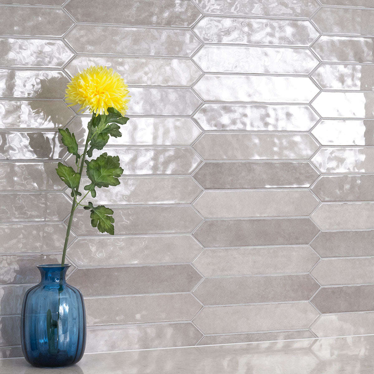 Renzo Sterling Ceramic Picket Tile