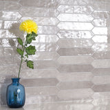 Renzo Sterling Ceramic Picket Tile