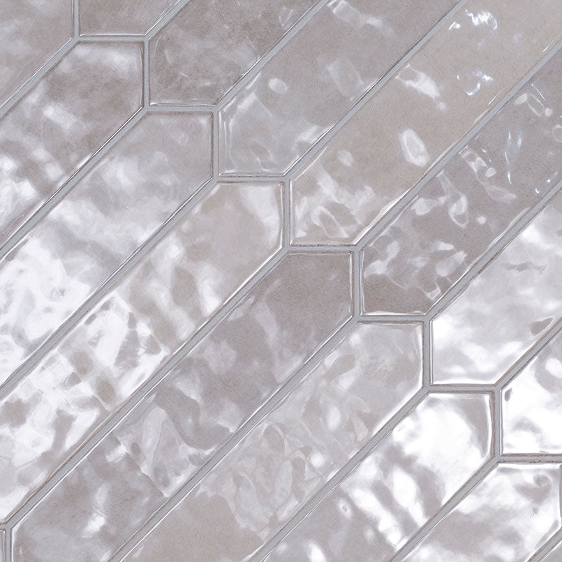 Renzo Sterling Ceramic Picket Tile