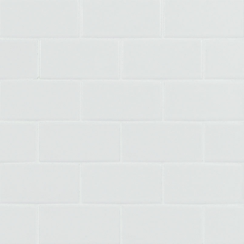 Retro Bianco Matte Tile 2x4 Tile