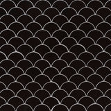 Retro Nero Scallop Tile