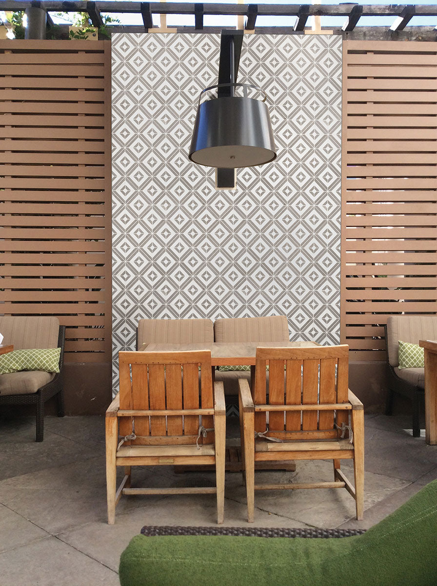 Rhombix Dove Geometric Tile