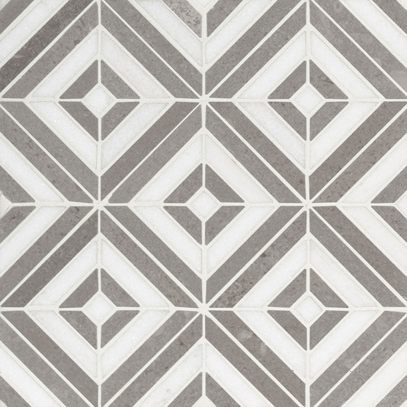 Rhombix Dove Geometric Tile