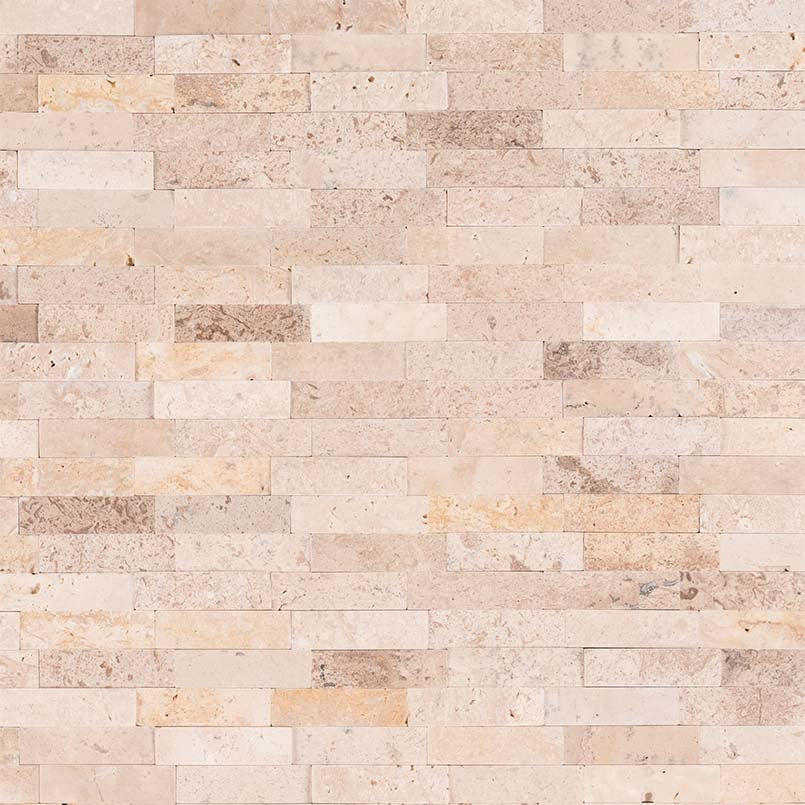 Roman Beige Splitface Peel And Stick Tile