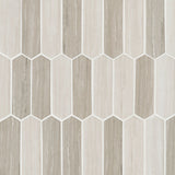 Silva Oak Picket Glass Tile