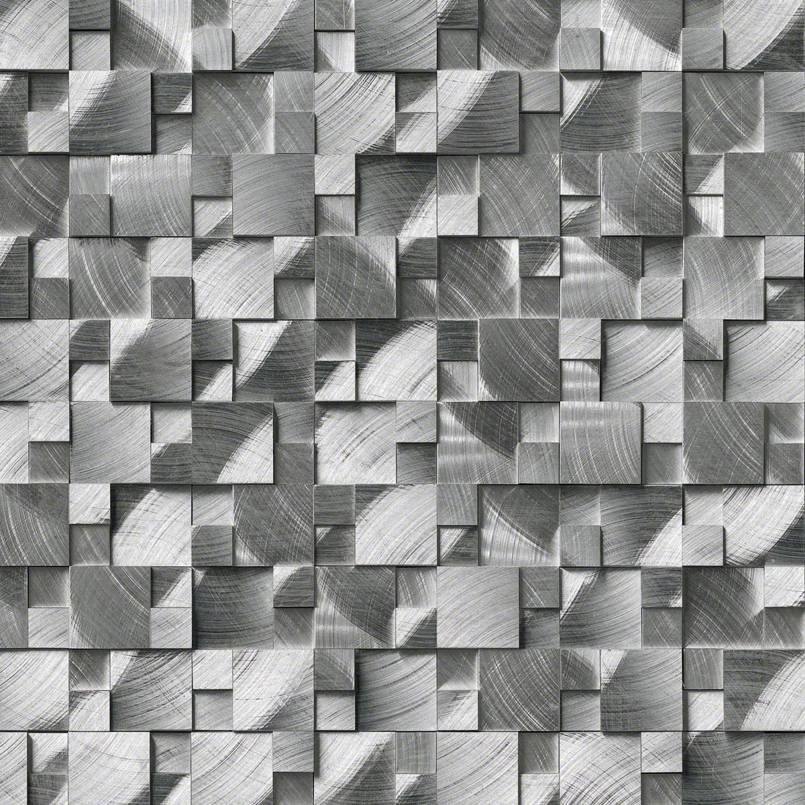 Silver Aluminum 3d Metal Tile