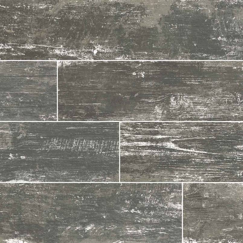 Vintage Silver Wood Look Tile