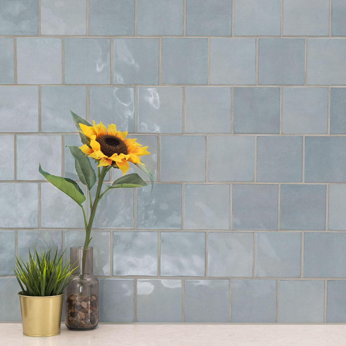 Renzo Sky Ceramic Tile 5x5 Tile