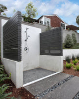 Sliced Coal Pebbles Mosaic Tile