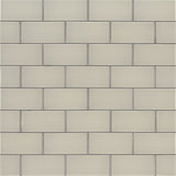 Snowcap White Subway Tile 3x6 Tile