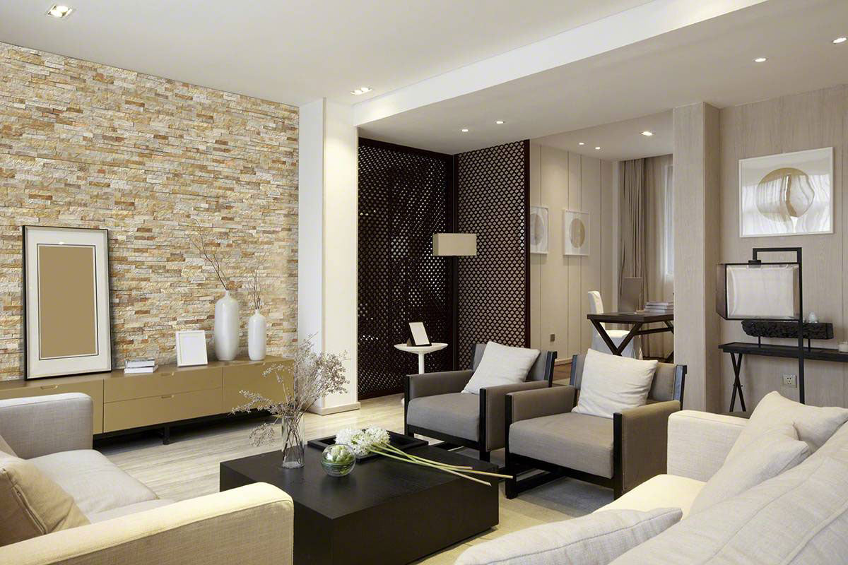 Sparkling Autumn Stacked Stone Tile