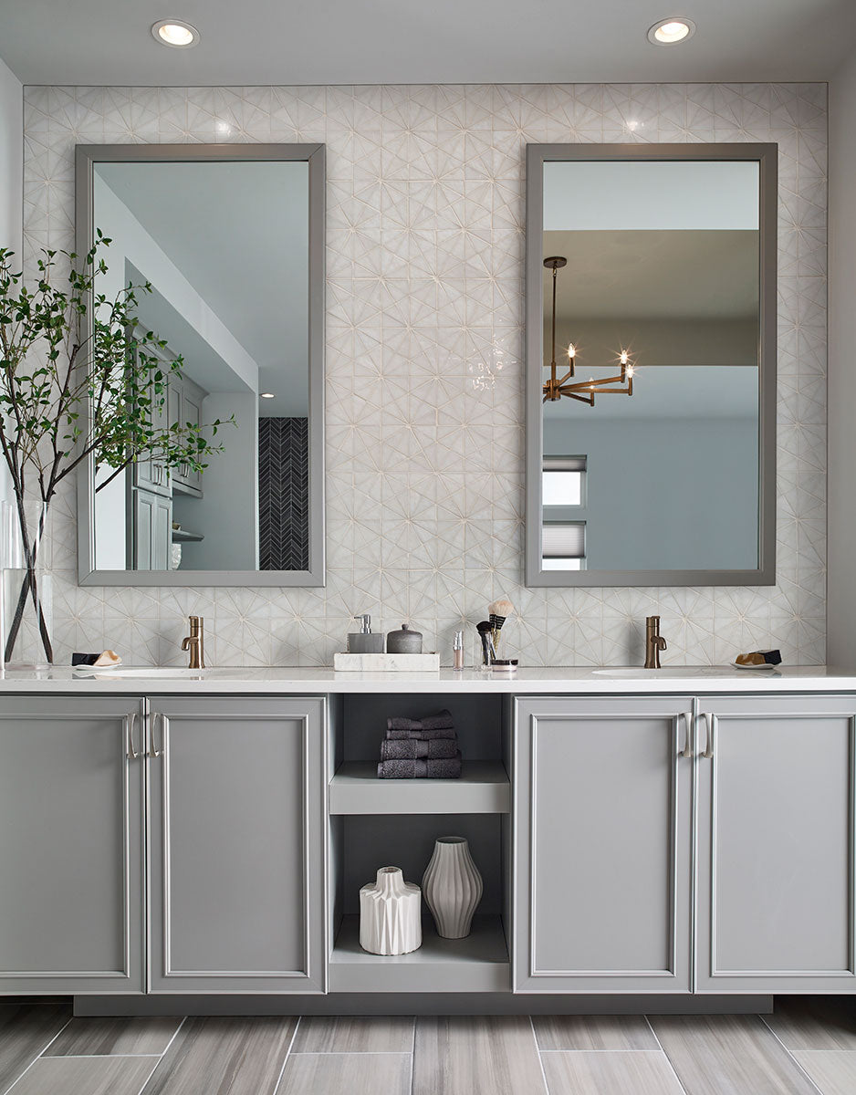 Stella Blanca Glass Tile